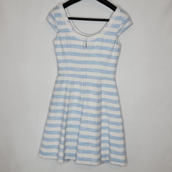 Lilly Pulitzer Rylan Dress in Flutter Blue Lurex Boucle Stripe - Picture 13 of 15